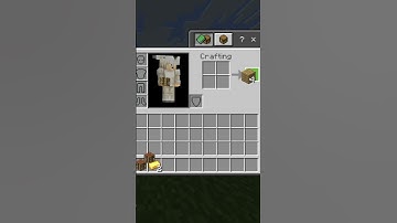 How To Make A Golden Hoe In Minecraft #Shorts