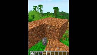 Minecraft When I Need a Tree Starter Base In 1 Min..🤯 #shorts #minecraft
