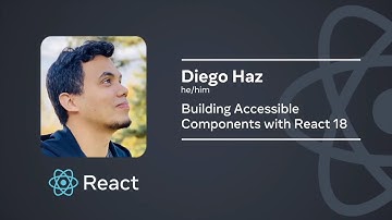 Building accessible components with React 18