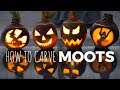 How to carve Moots -- turnip Jack-o-lanterns