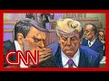 Woman in trump jury pool breaks down in tears