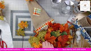 Let's play with a Fall Gnome door Hanger ~ June 12, 2022