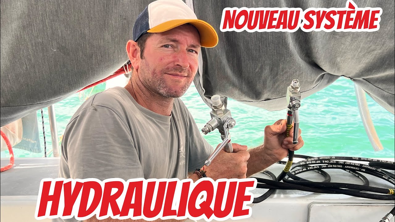 ⁣#187  On refait tout le système hydraulique de notre catamaran  ...