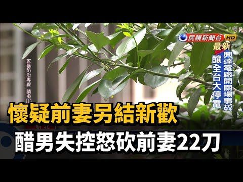 懷疑前妻另結新歡 醋男失控怒砍前妻22刀－民視台語新聞