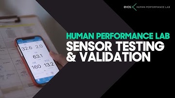 Exos Human Performance Lab Sensor Testing and Validation Services