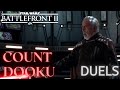 Star Wars Battlefront 2 | Lightsaber Duels Montage: Count Dooku