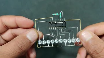 LED VU Meter Circuit Using LM 3914 IC