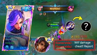 BENEDETTA BEST WAY TO DEAL AGAINST HIGHT SHIELD AGGRESSIVE META HERO | TANKIEST BROKEN GUIDE - MLBB