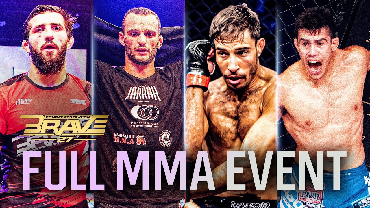 Full MMA Event Global Premiere of BRAVE CF 27 Live from #AbuDhabi #FREEMMAFights