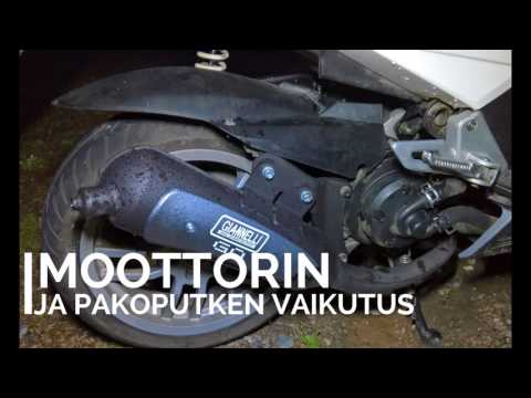 Moposkootterin variaattorin toiminta ja viritys