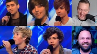 One Direction's Complete X Factor Story (Part One - Auditions) | REACTION