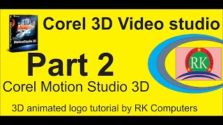 Creating 3D Animated Logo In Corel Motion Studio   Cube Making Tutorial   YouTube