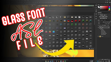 How to Upload Asl In photoshop or Photopea