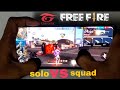 solo vs squad 💪 Handcom 99% Headshot Rate ⚡ Full gameplay Garena free fire 🔥