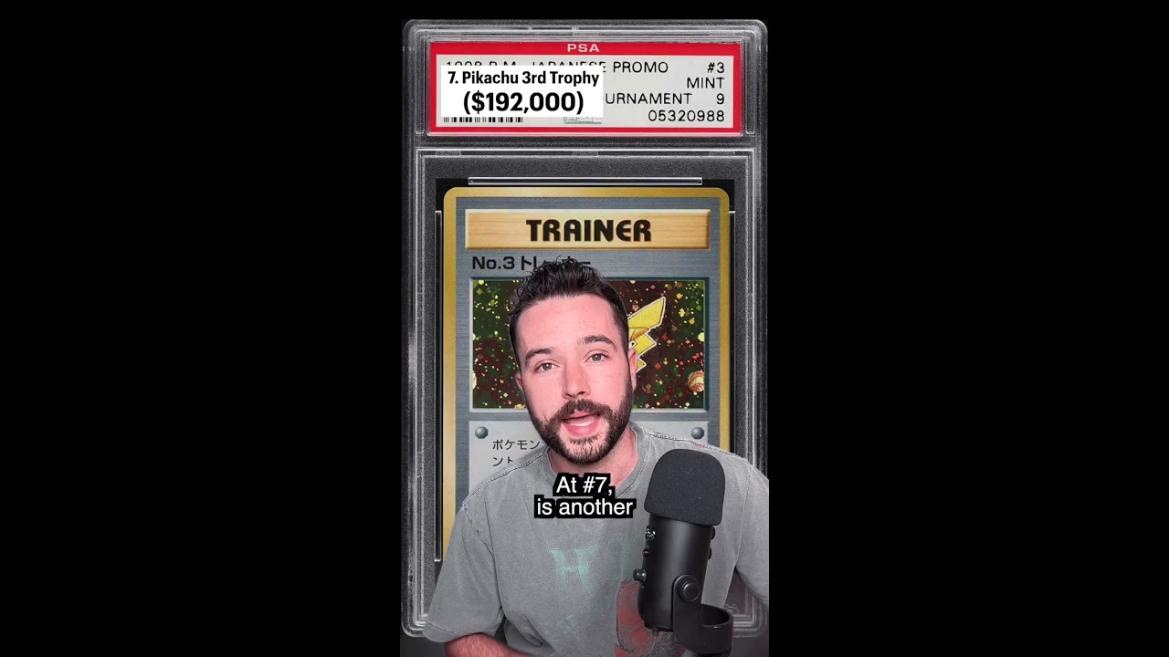 The TOP 10 Most EXPENSIVE Pokemon Cards Of ALL TIME Part 1 