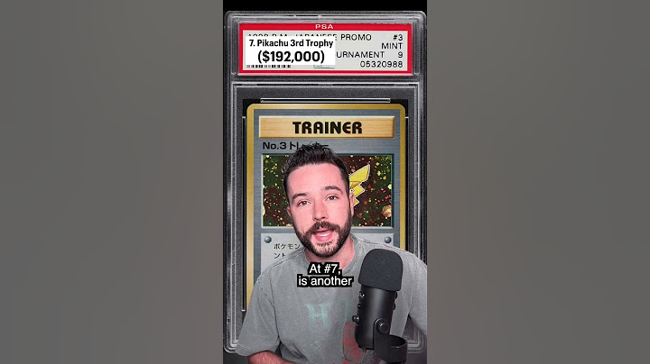 The TOP 10 most EXPENSIVE Pokemon cards of ALL-TIME! (Part 1)