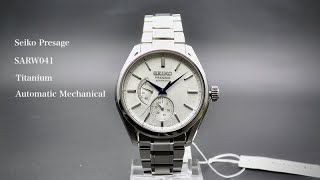 Seiko Presage SARW041 Automatic Mechanical - YouTube