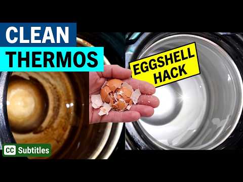 How to clean a Thermos Flask inside the Easy Way without damaging it