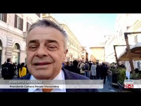 20/03/24 - La Camera penale di Alessandria a Roma per protestare contro la situazione carceri