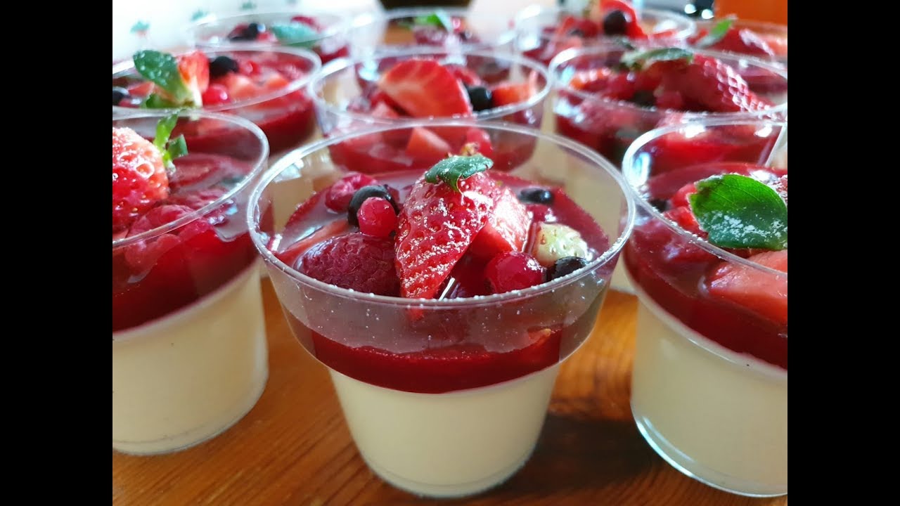 Panna Cotta How To Make Italian Dessert Panna Cotta Pana Cotta Cu