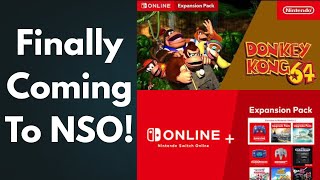 Donkey Kong 64 Is FINALLY Coming To Nintendo Switch Online!
