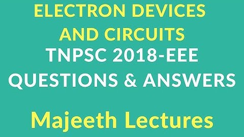 TNPSC 2018 Q&A EDC