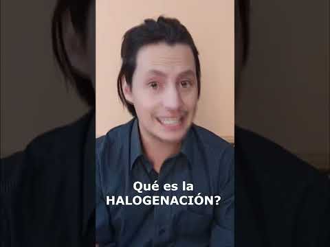 Video: ¿Cómo se sustituye un átomo de hidrógeno por un halógeno?