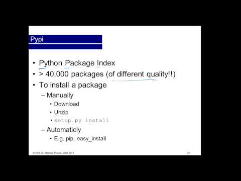 Python 01-31: PyPI, pip