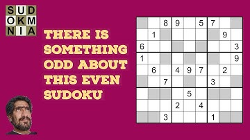Naughty 5 Even Sudoku: A fun sudoku to solve.
