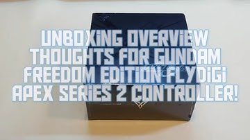 Unboxing Overview Thoughts On Flydigi Gundam Freedom Edition Apex series 2 Controller 05-14-2022!