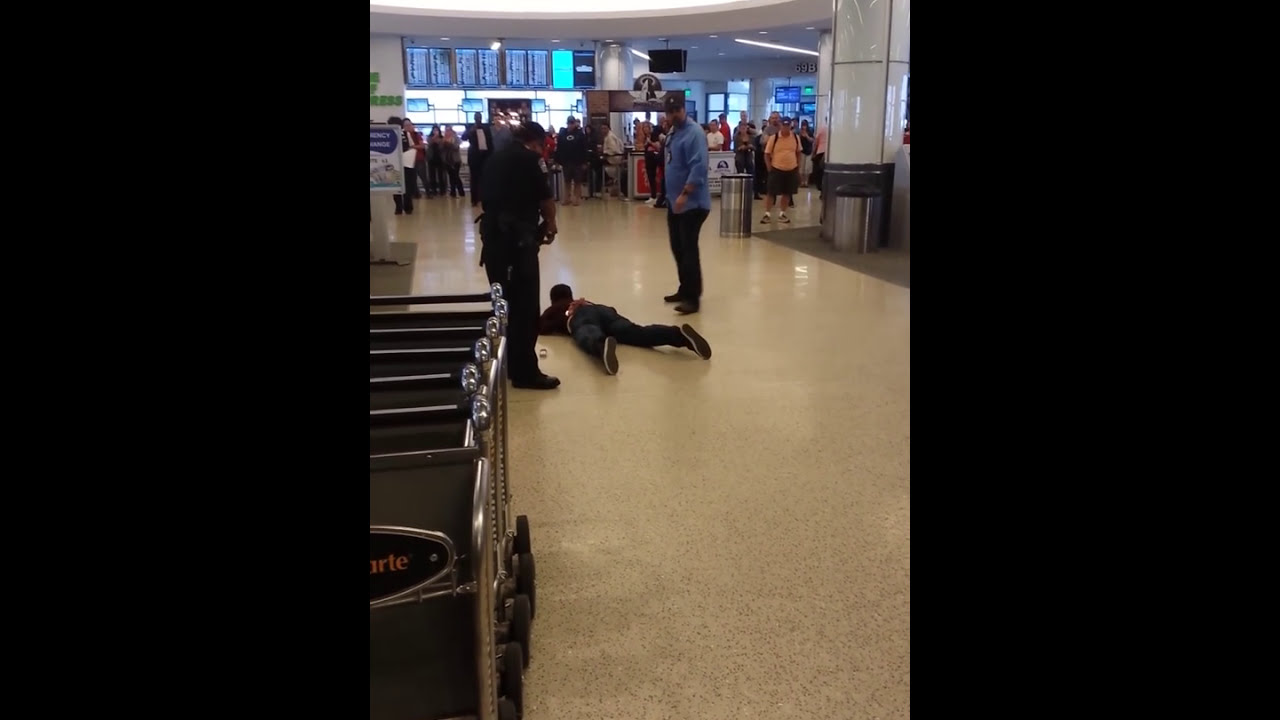 Arrest at LAX - YouTube