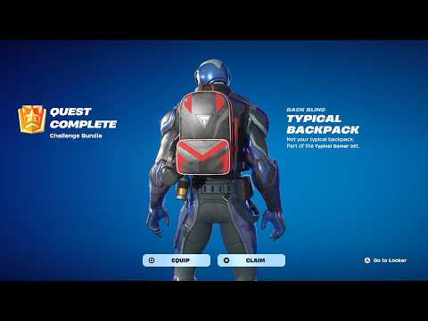 HOW to get the Typical Gamer TYPICAL BACKPACK for FREE!!!! #fortnite