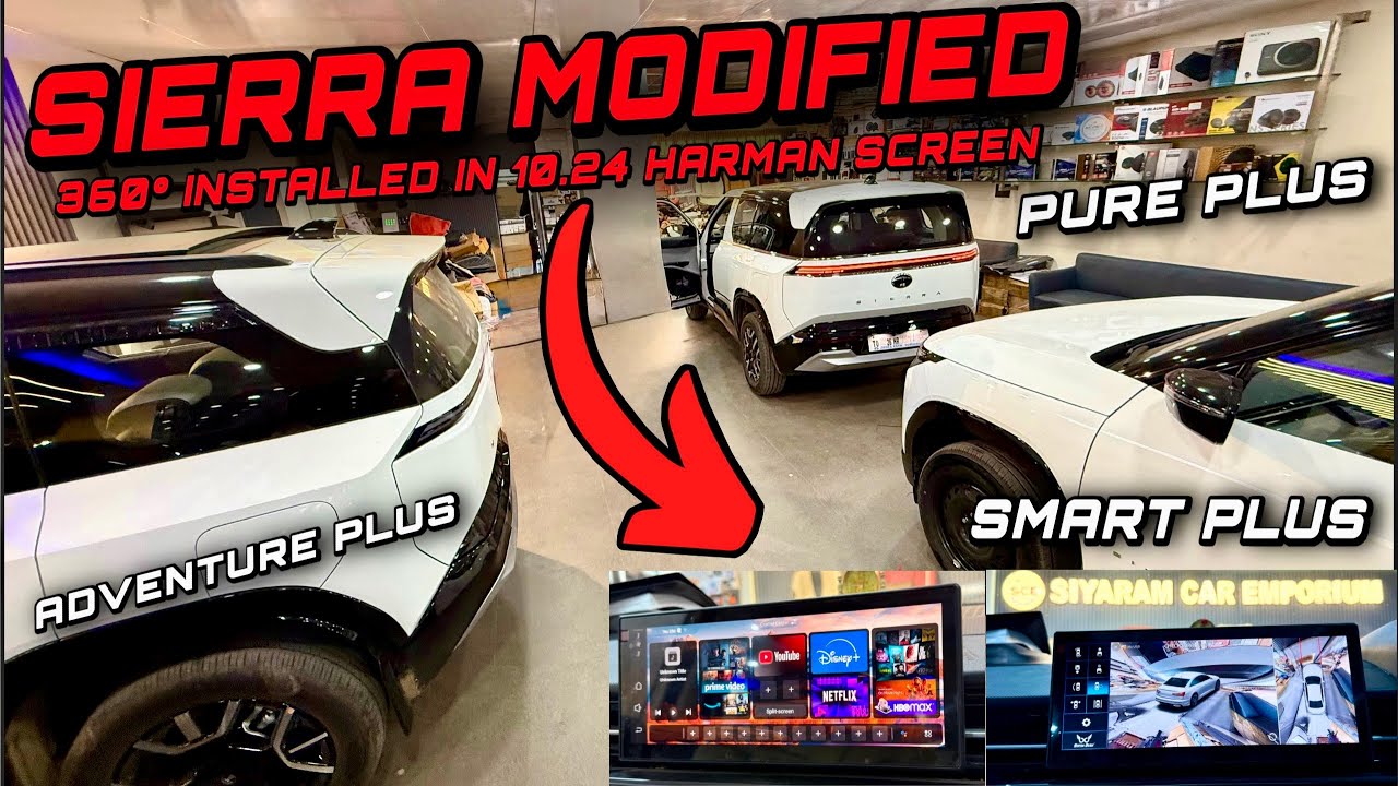 SIERRA MODIFIED 👉🏼 360° INSTALLED IN HARMAN 10.24 SCREEN 😱 FIRST IN INDIA ✅ SIERRA MODIFICATION 2026