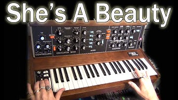 Minimoog model D 2022 reissue first melodic jam improvisation thing