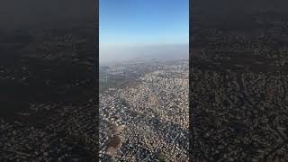 Flying over Amman, Jordan