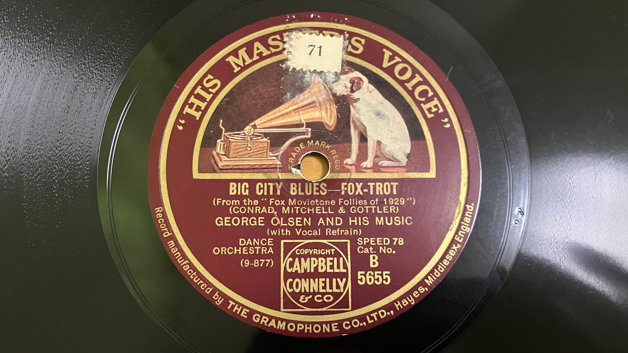 Big City Blues-George Olsen and His Music 