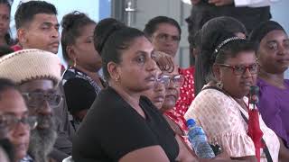 President Ali’s presentation at the third public consultation at the Tuschen Secondary School