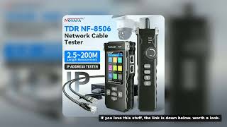 Noyafa Nf-8506 Network Cable Tester For Length Mesurement Continuty Prot Flash Lan Ping POE Test Led
