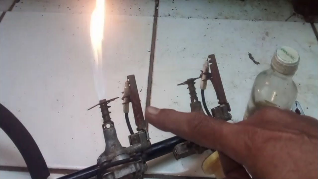 CARA ATASI KOMPOR SOSIS API KECIL / MELEMPEM ( DITODONG ) #gaskeun #serviskomporgas #komporgas