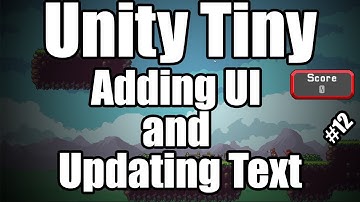 Unity TINY - How to use UI