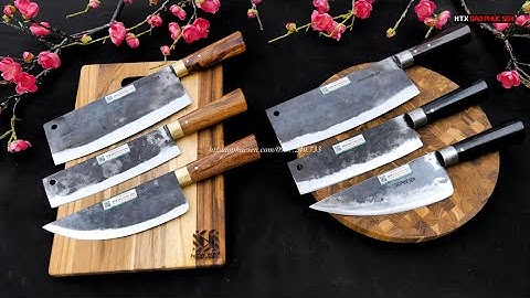 𝑻𝒓𝒊 𝑨̂𝒏 Bộ Dao Nhà Bếp Chào Mừng Năm Mới 2023 - Hàng Chuẩn Của HTX Dao Phúc Sen