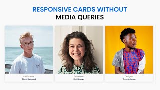 Build Responsive Cards Without Media Queries