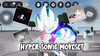 [NEW⚪️] TSB Hyper Sonic Moveset || Custom Skills || Custom Avatar || Custom SFX & VFX
