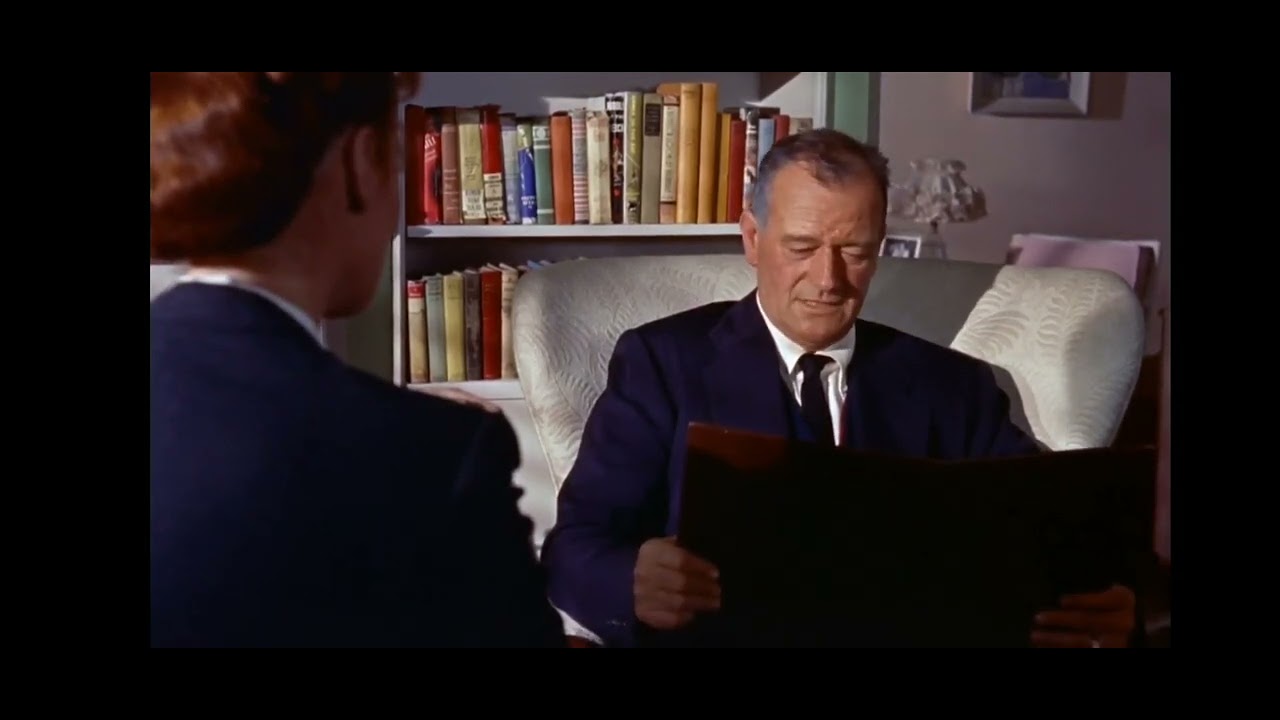 The Wings of Eagles (1957). The best scene with John Wayne and Maureen O'Hara.