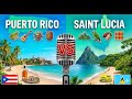 Puerto Rico vs Saint Lucia: The American Caribbean vs The Helen of the West