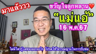 มาแล้ว!! “แม่แอ้” 16 พ.ค.67 (ขอให้ลูกหลานโชคดี)