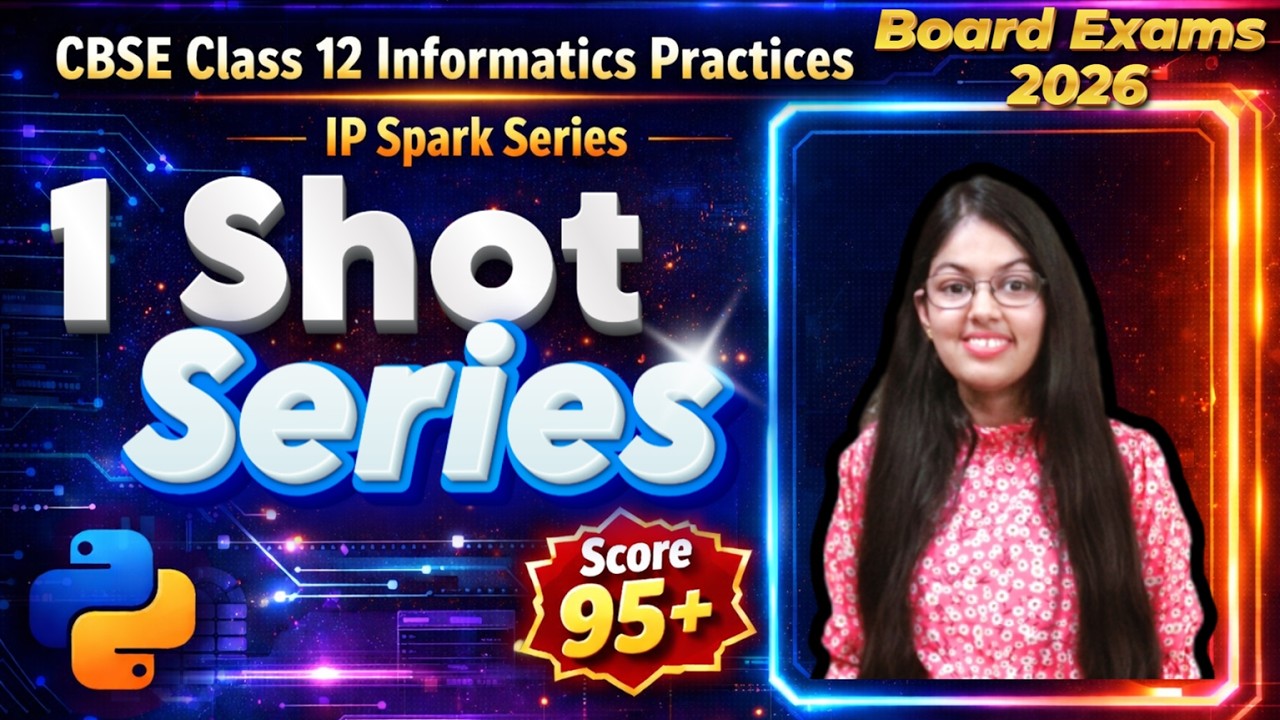 Series 1 Shot | Data Handling using Pandas | CBSE Class 12 Informatics ...