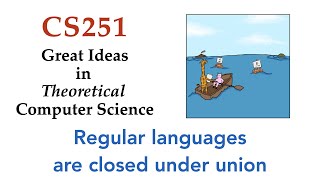 CMU CS251 Clips - Regular languages are closed under union