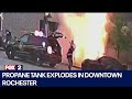 7 injured after explosion outside Rochester business