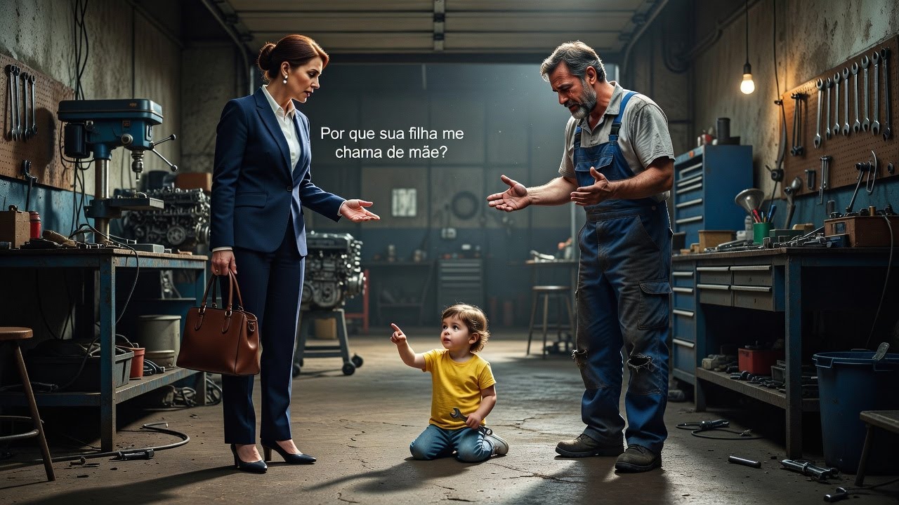 A chefe perguntou: Por que sua filha me chama de mãe? A resposta do pai mecânico pobre a surpreendeu